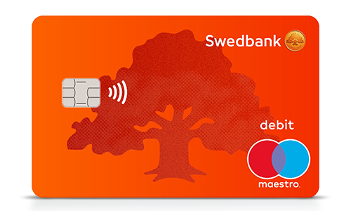 Maestro kort Maestro card Bankkort Maestro Sparbanken Boken